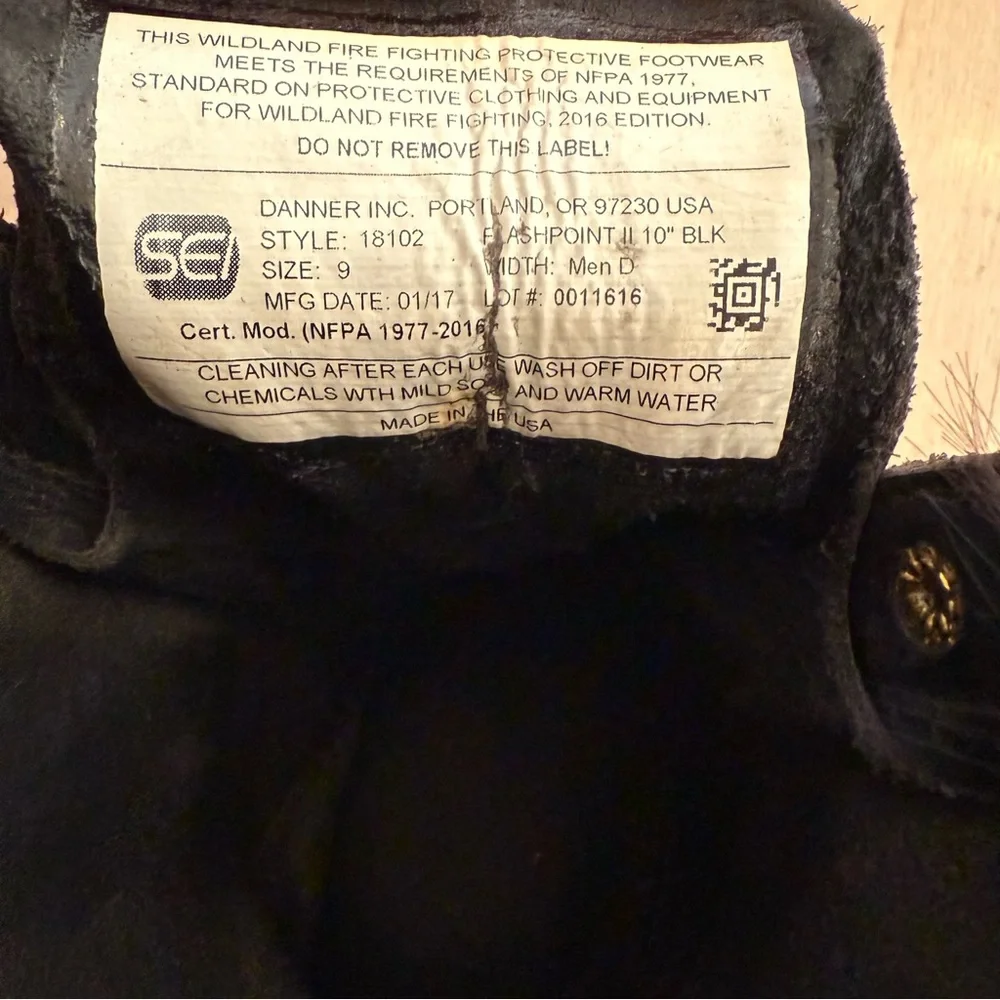 Danner Men’s Flashpoint Wildland Fire Boots - Picture 4 of 4